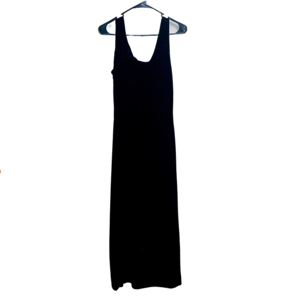 Vintage Scott Mcclintlock Velvet Black Formal Dress